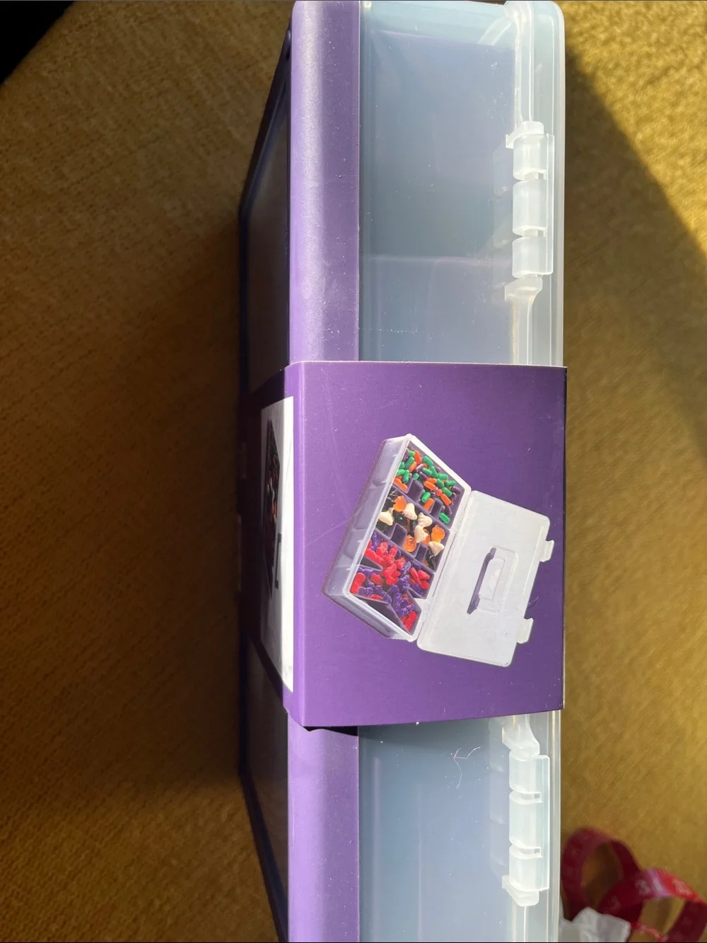 CWC Wickedly Cute Snack Box - Purple & Clear